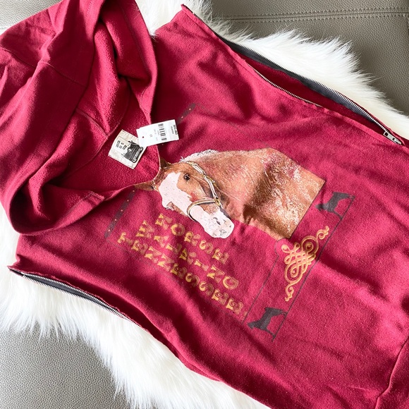 new LF Furst [1] of a Kind ✪ Vintage Reworked Graphic Zip Hoodie ✪ XXS XS S M L - Picture 8 of 13